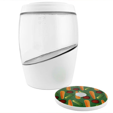 Kombucha Contenedor con tapa para fermentar 5 L Mmtum
